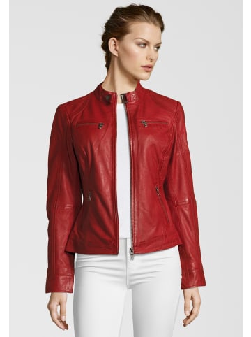 7eleven Lederjacke DAGGI in RED