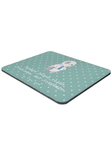Mr. & Mrs. Panda Mouse Pad Beamter ohne Probleme mit Spruch in Meeresbrise