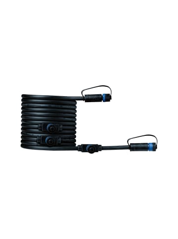 paulmann Outdoor Plug & Shine Cable IP68 5m 1in-4out 2x1,5qmm Schwarz Kunststoff