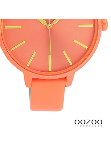 Oozoo Armbanduhr Oozoo Timepieces orange groß (ca. 42mm)