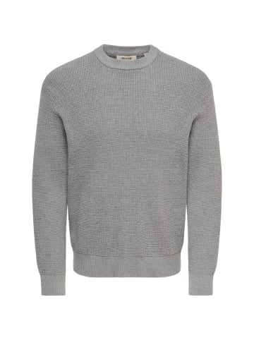 Only&Sons Pullover 'Marius' in hellgrau-meliert