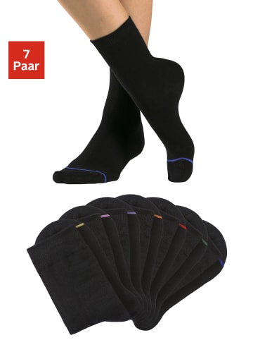 H.I.S Basicsocken in 7x schwarz