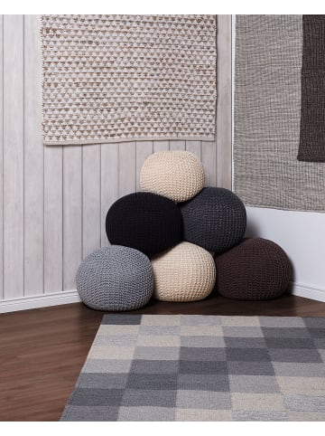 Beliani Kurzflor TUNCELI in Beige - (W) 140 x (H) 1 x (L) 200 cm