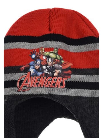 Avengers Wintermütze Iron Man Hulk Thor Captain America in Rot