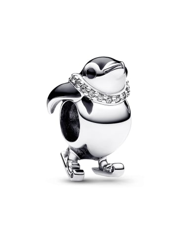 Pandora Silber-Charm Skifahrender Pinguin
