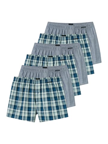 Schiesser Boxershorts Web in Grau