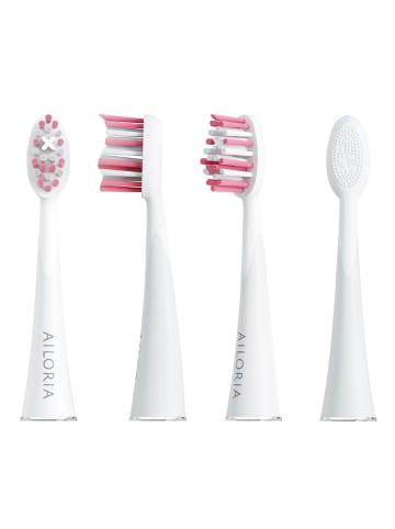 Ailoria SHINE BRIGHT Extra Clean Ersatzbürstenköpfe 6er Set in rosa