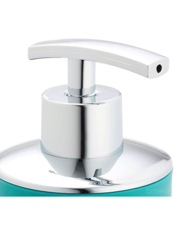 Wenko BRASIL Seifenspender türkis 320 ml in Meerblau, (B) 8 x (H) 16,5 x (L) 8 cm