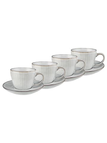 Butlers Butlers Kaffeetasse HENLEY 4er-Set in Grau