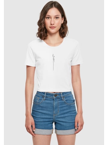 Merchcode Merchcode Cropped T-Shirts in white