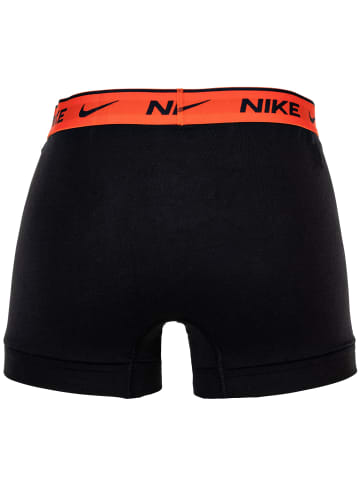 Nike Boxershort 3er Pack in Schwarz/Orange/Weiß