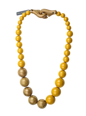 collezione alessandro Kurze Kette " Delia " in gelb