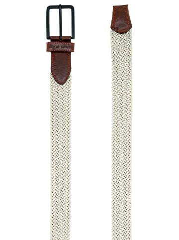 Pierre Cardin Flechtgürtel Basic in Beige