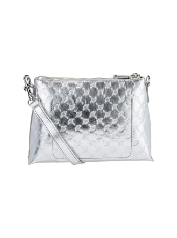 JOOP! Schultertasche 'Stampa Metallica Karlie in Silber 25,00 x 16,00 x 11,00 cm'