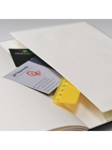 BRUNNEN Buchkalender 725 1 Woche/2 Seiten 14,8x21cm A5 Baladek-Einband schwarz 2025