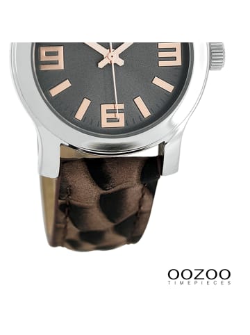 Oozoo Analog-Armbanduhr Oozoo Timepieces braun klein (ca. 30mm)