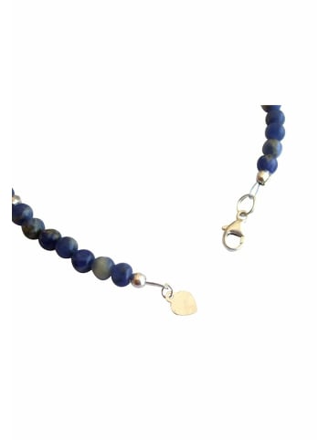 Gemshine Armband Lapis Lazuli in silver coloured