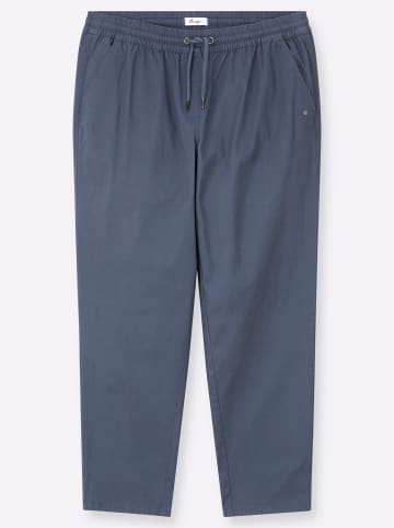 sheego Chinohose in rauchblau