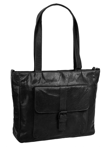 SPIKES & SPARROW Shopper in schwarz