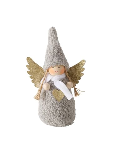 Boltze Weihnachtsfigur in grau