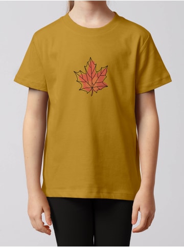 wat? Apparel T-Shirt Herbst in Ocker