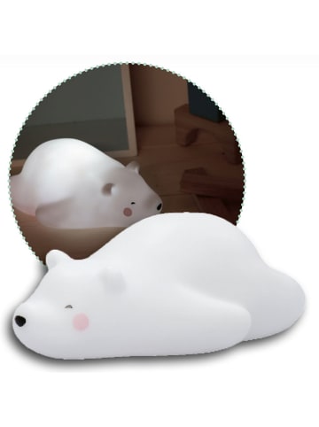 Reer lumilu Lazy Friends bear in Weiß ab 0 Monate