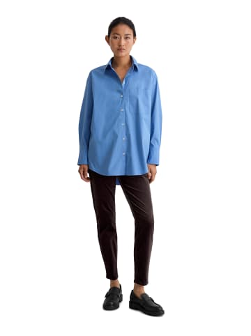 Marc O'Polo Boyfriend Hemdbluse O-Shape in Cloudless Blue