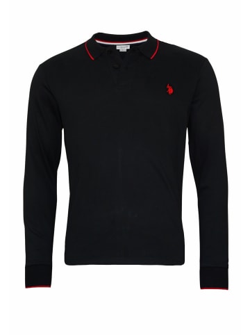 U.S. Polo Assn. Poloshirt langarm für Damen in schwarz