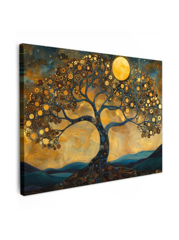 MuchoWow Leinwand bilder Vollmond (BxH)