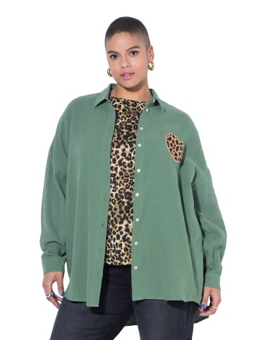 Studio Untold Hemdbluse in mattgrün