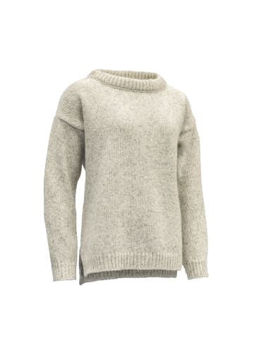 DEVOLD W NANSEN WOOL SWEATER in Steingrau