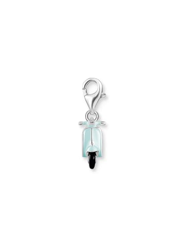 Thomas Sabo Charm-Anhänger in silber, schwarz, blau