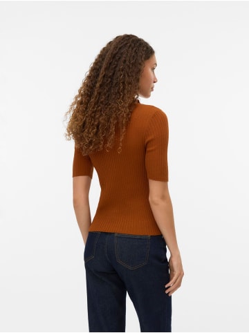 Vero Moda Polo in Caramel Café