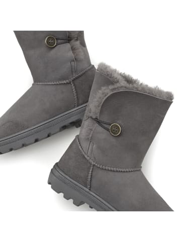 LASCANA Winterstiefel in grau