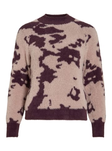 Vila Strickpullover in Plum Perfect