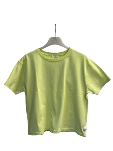 American Vintage T-Shirt mit Rundhalsausschnitt in Limelight Vin
