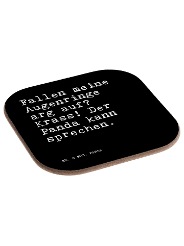 Mr. & Mrs. Panda Untersetzer Fallen meine Augenringe arg... mit ... in Schwarz