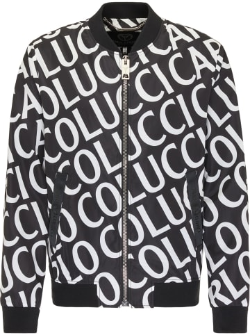 Carlo Colucci Blouson Collu in Schwarz / Weiß