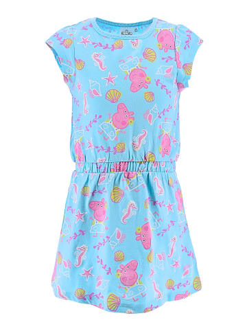 Peppa Pig Sommerkleid Peppa Pig All-over-Print in Hellblau