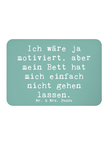 Mr. & Mrs. Panda magnet Spruch Motivationsbett mit Spruch in Meeresbrise