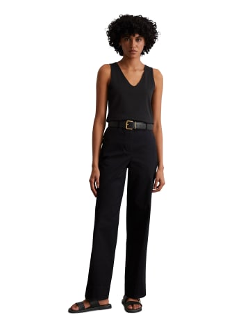 Marc O'Polo V-Neck-Top slim in Schwarz