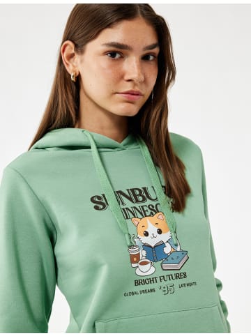 KOTON SWEATSHIRTS in Minze