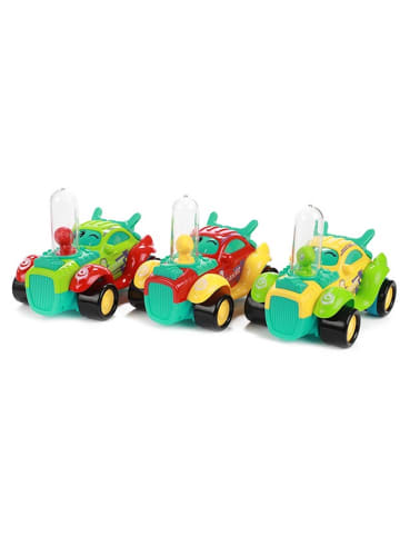 Toi-Toys Hot Rod Auto mit Nachlaufmotor und Rassel Spielzeugauto für Kinder 12 Monate