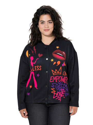 Angel of Style Jacke in schwarz