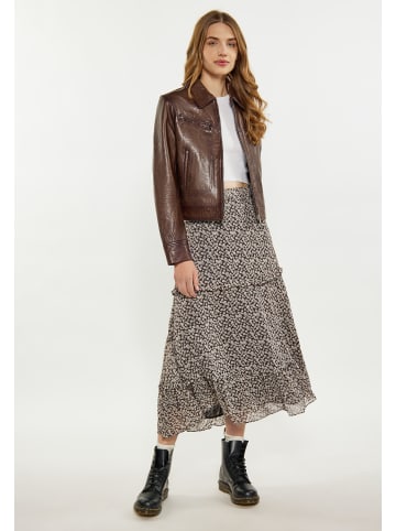DreiMaster Vintage Damen Jacke in Dunkelbraun