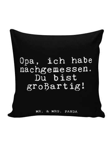 Mr. & Mrs. Panda Kopfkissen Opa, ich habe nachgemessen.... mit S... in Schwarz