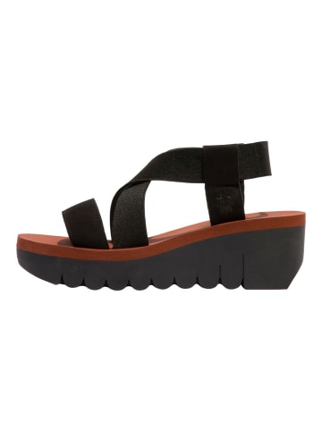 Fly London Sandalen in Schwarz/Braun