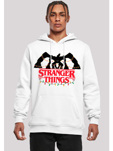 F4NT4STIC Hoodie Stranger Things Demogorgon Lights Netflix TV Series in weiß