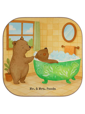 Mr. & Mrs. Panda Untersetzer für Gläser Oma Baden Design ohne Sp... in Weiß