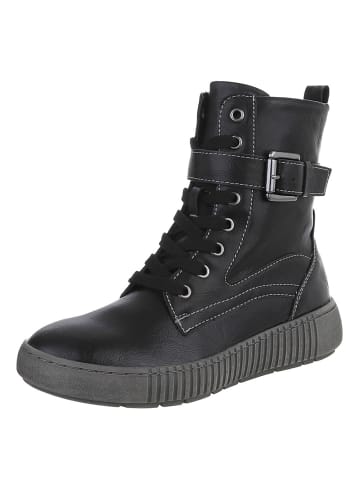 Ital-Design Stiefelette in Schwarz